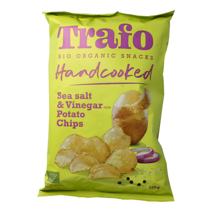 Trafo Chips handcooked salt & vineger bio 125.00 Gram