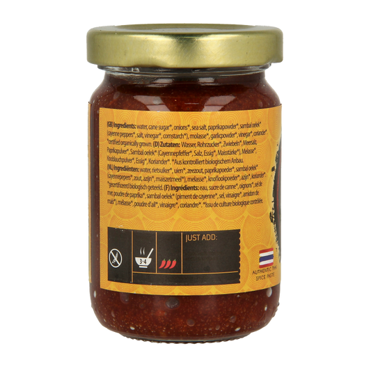Yakso Thai red curry paste (bumbu bali) bio 100 Gram