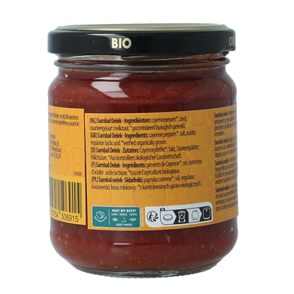 Yakso Sambal oelek bio 200.00 Gram