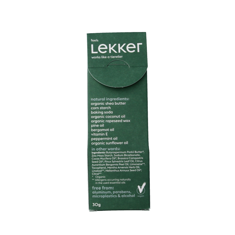 Lekker Company Deodorant woodland 30 Gram