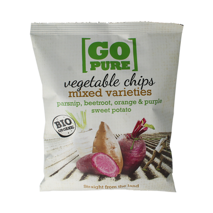 Go Pure Chips groente bio 90.00 Gram