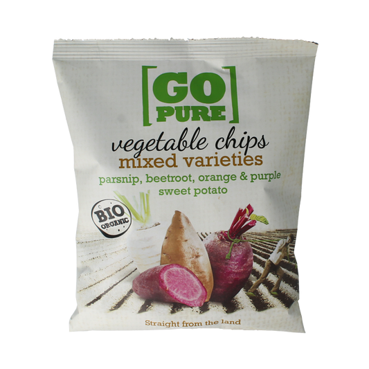 Go Pure Chips groente bio 90 Gram