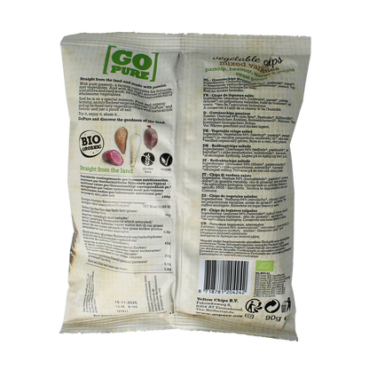 Go Pure Chips groente bio 90.00 Gram
