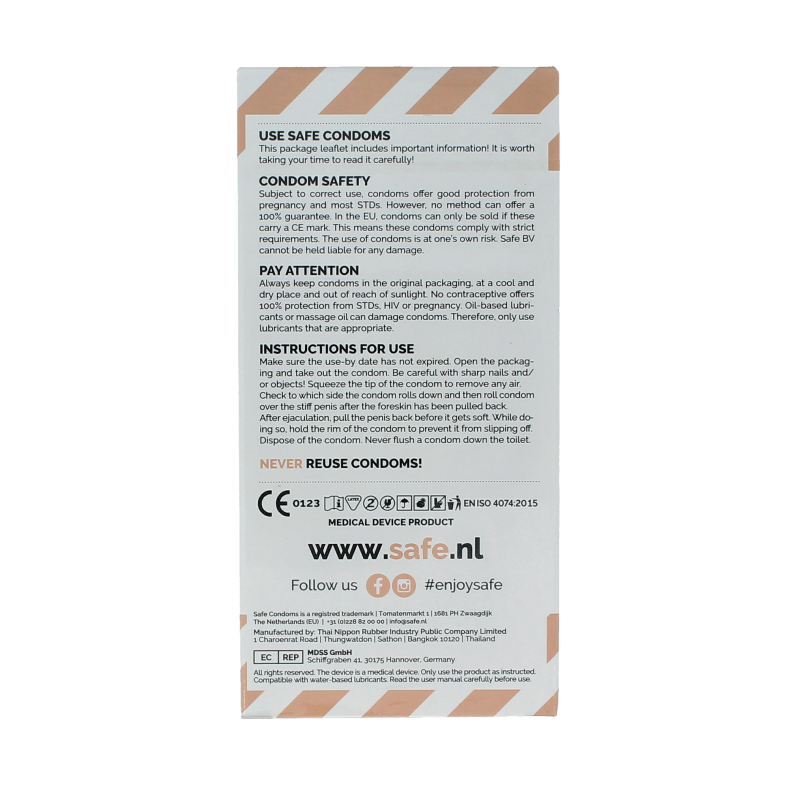 Safe Condooms ultra dun 10 Stuks