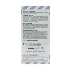 Safe Condooms siliconen glijmiddel 10 Stuks