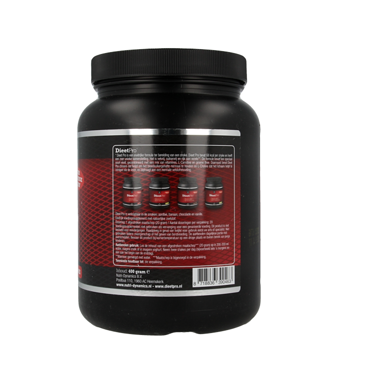 Dieet Pro Stevia aardbei 400 Gram