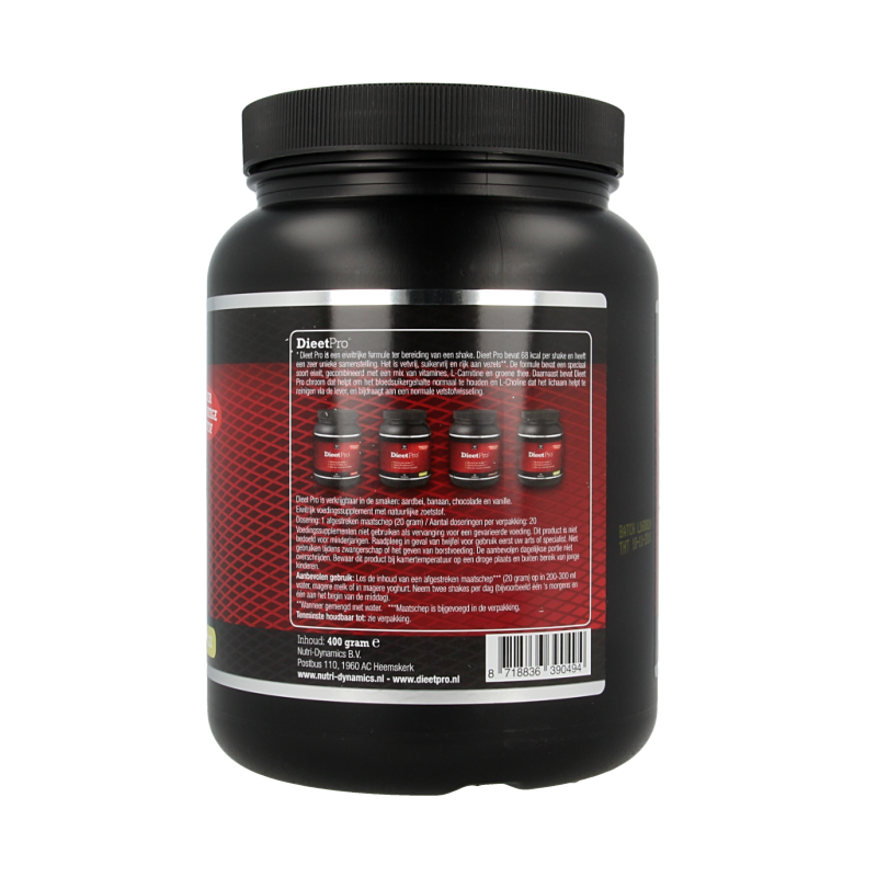 Dieet Pro Stevia vanille 400 Gram