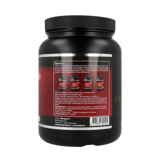 Dieet Pro Stevia vanille 400.00 Gram