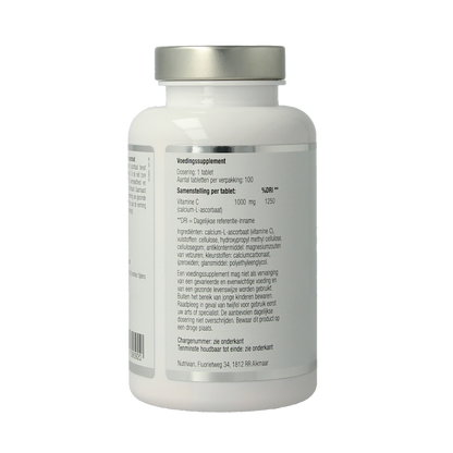 Nutrivian Vitamine C1000 mg calcium ascorbaat 100.00 Tabletten