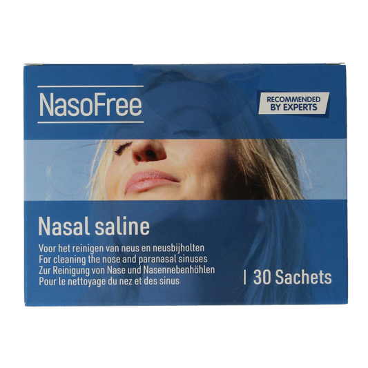 Dos Medical NasoFree nasaal saline spoelzout 2.5 gram 30 Stuks