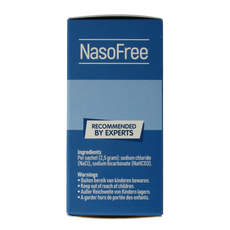Dos Medical NasoFree nasaal saline spoelzout 2.5 gram 30.00 Stuks