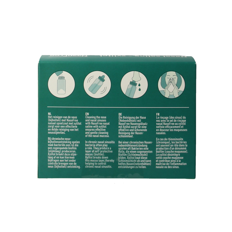 Dos Medical NasoFree nasaal spoelzout 6.5 g xylitol 30 Stuks
