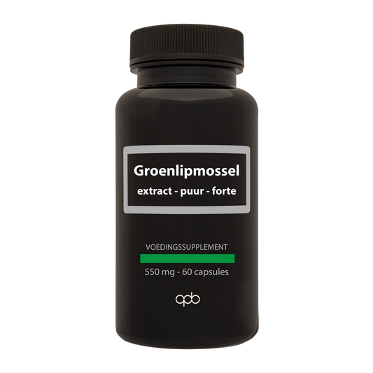 APB Holland Groenlipmossel extract puur forte 550mg 60 Vegetarische capsules
