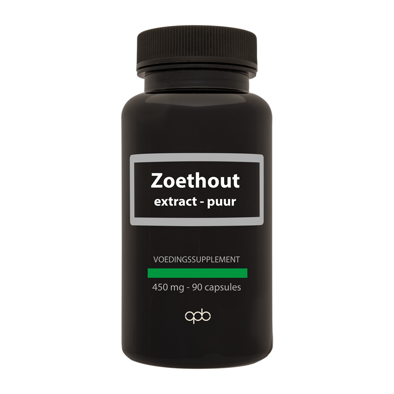 APB Holland Zoethout extract puur 450mg 90 Capsules