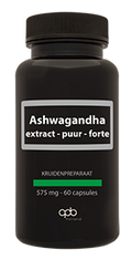 APB Holland Ashwagandha extract puur forte 575mg 60 Vegetarische capsules