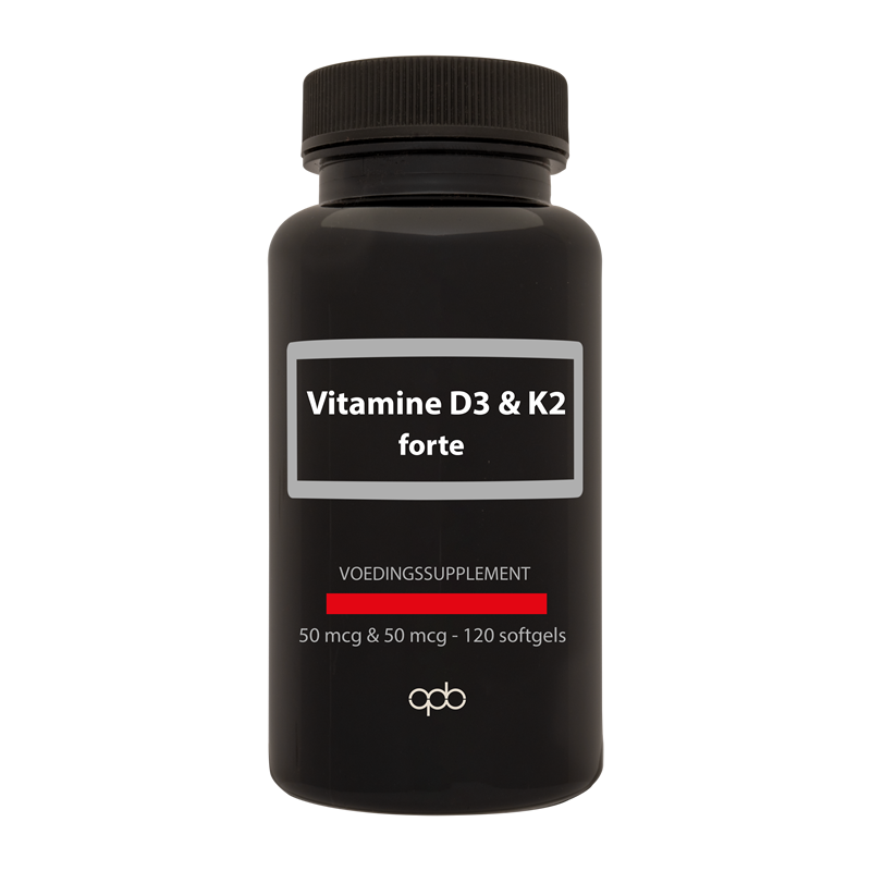 APB Holland Vitamine D3 50mcg & K2 50mcg forte 120 Softgels