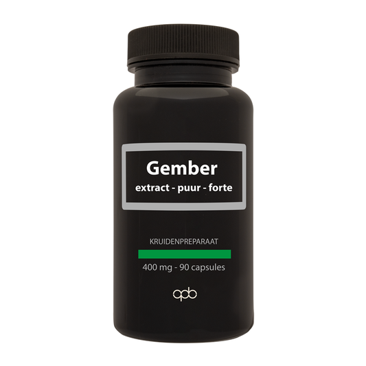 APB Holland Gember extract puur forte 400mg 90 Vegetarische capsules