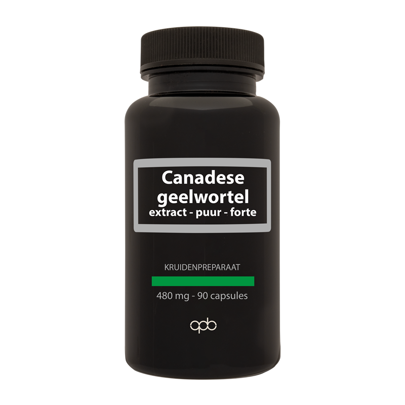 APB Holland Canadese geelwortel extract puur forte 480mg 90 Vegetarische capsules