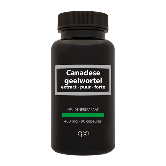 APB Holland Canadese geelwortel extract puur forte 480mg 90 Vegetarische capsules