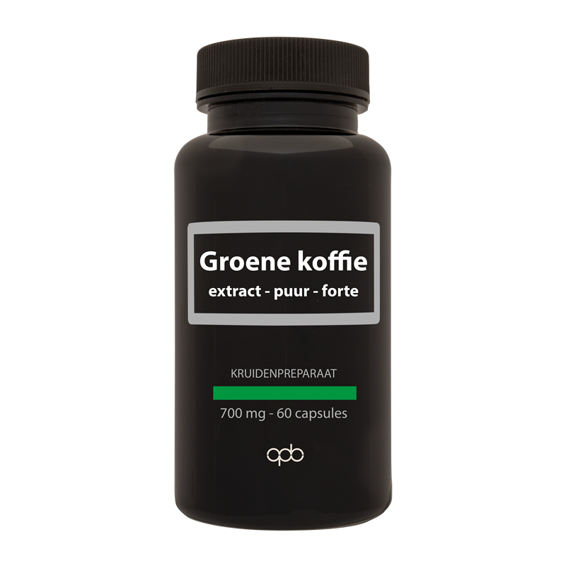 APB Holland Groene koffie extract puur forte 700mg 60 Capsules