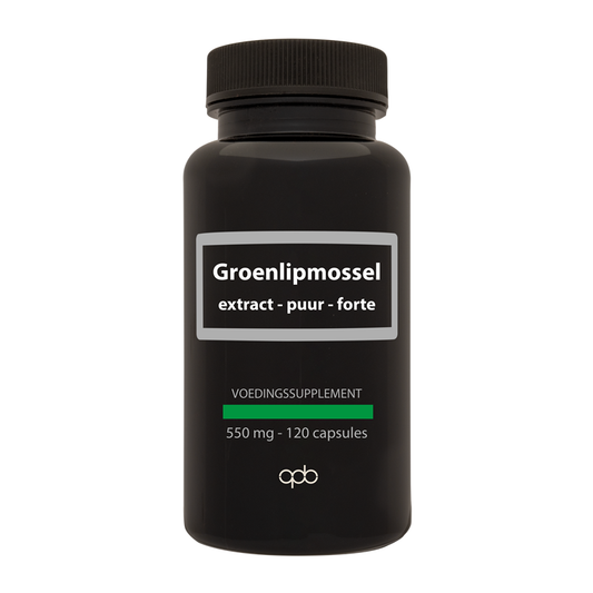 APB Holland Groenlipmossel extract puur forte 550mg 120 Capsules