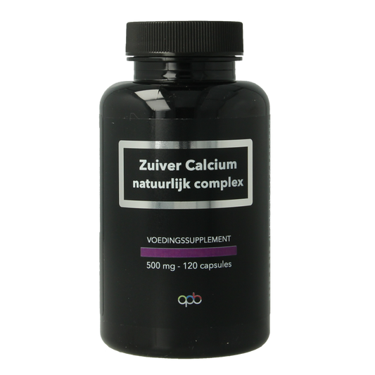 APB Holland Zuiver calcium natuurlijk complex 500mg 120 Capsules
