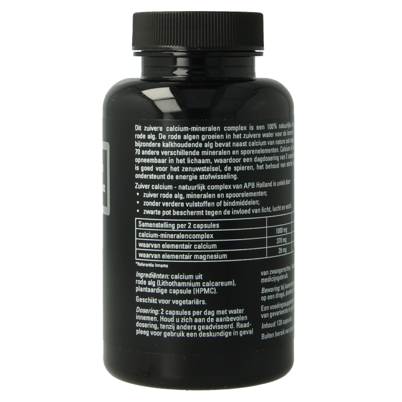 APB Holland Zuiver calcium natuurlijk complex 500mg 120 Capsules