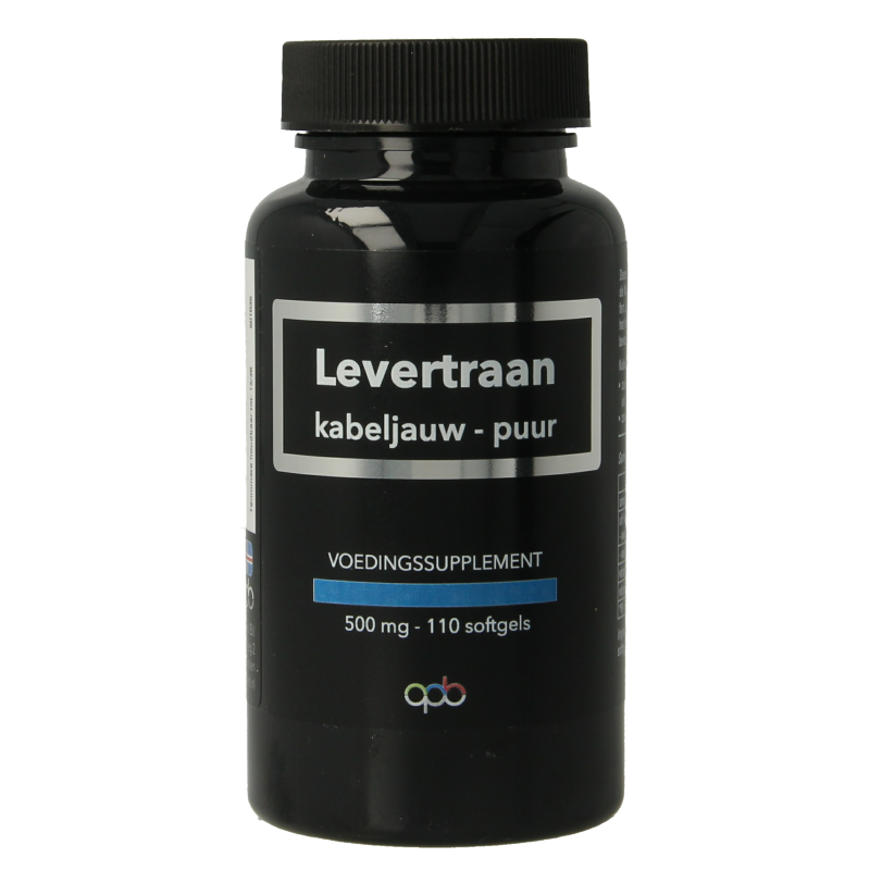APB Holland Levertraan kabeljauw puur 500mg 100 Softgels