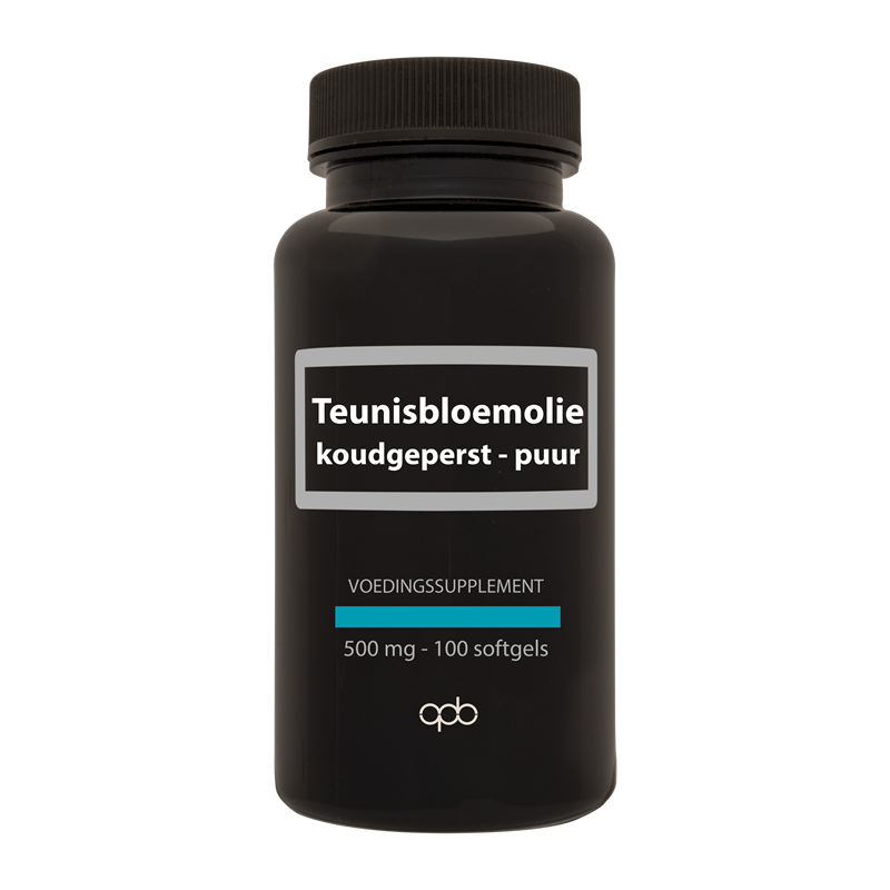 APB Holland Teunisbloemolie koudgeperst puur 500mg 100 Softgels