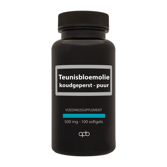 APB Holland Teunisbloemolie koudgeperst puur 500mg 100 Softgels