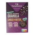 TastyBasics Less carb-high protein granola choco en noten 350.00 Gram