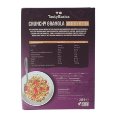 TastyBasics Less carb-high protein granola noten & pitten 350.00 Gram