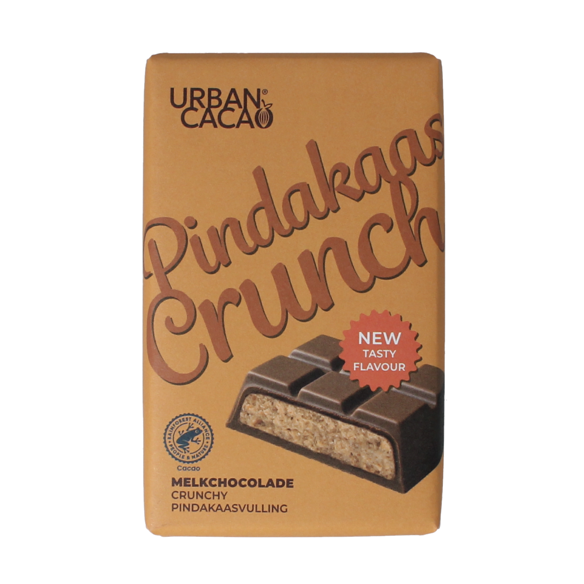 Urban Cacao Pindakaas crunch 140.00 Gram