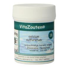 Vitazouten Calcium sulfuratum VitaZout nr. 18 120.00 Tabletten