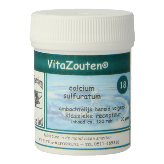 Vitazouten Calcium sulfuratum VitaZout nr. 18 120.00 Tabletten