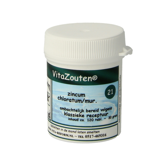 Vitazouten Zincum chloratum/mur. VitaZout nr.21 120 Tabletten