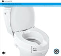 Vitility Toiletverhoger met deksel  1.00 Stuks