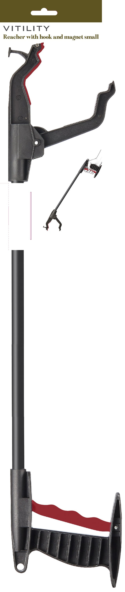 Vitility Grijper handi 61cm met haak en magneet  1.00 Stuks
