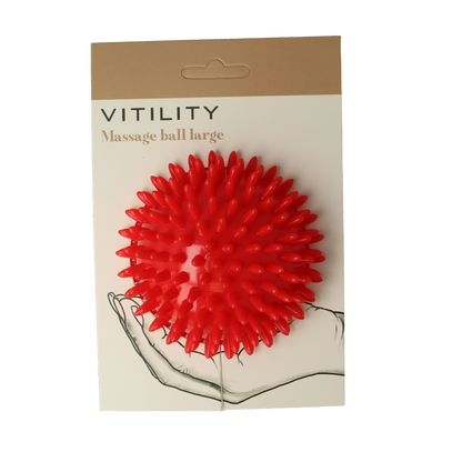 Vitility Massagebal 9cm rood 1 Stuks