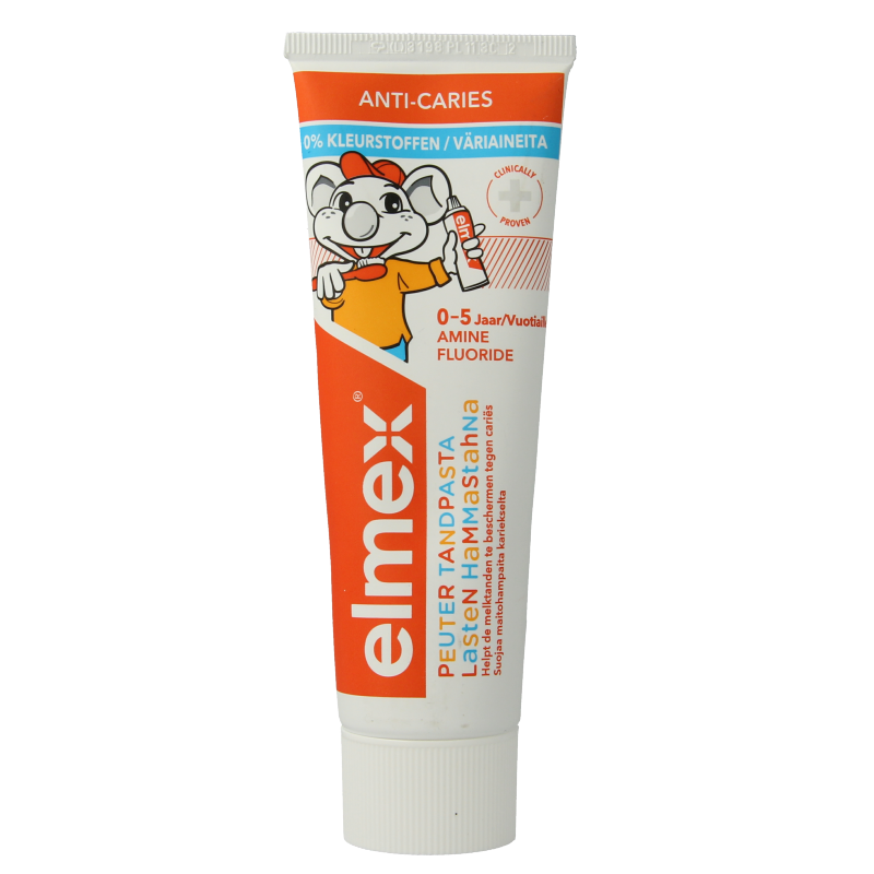 Elmex Tandpasta peuter 0-5 jaar 75 Milliliter