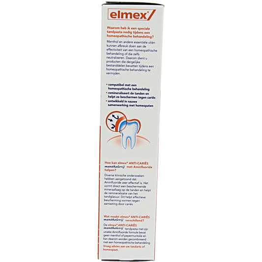 Elmex Tandpasta mentholvrij 75 Milliliter