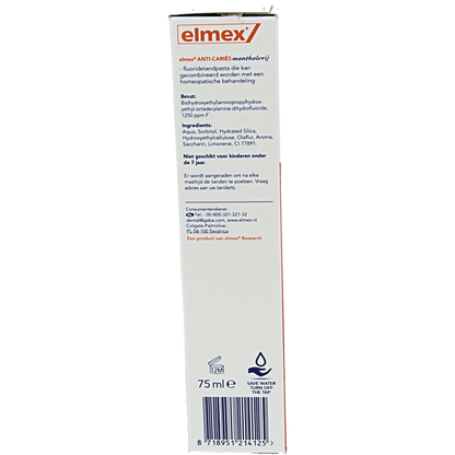Elmex Tandpasta mentholvrij 75 Milliliter