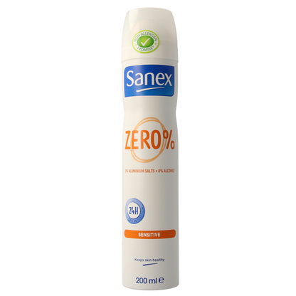 Sanex Deodorant spray zero % sensitive 200.00 Milliliter