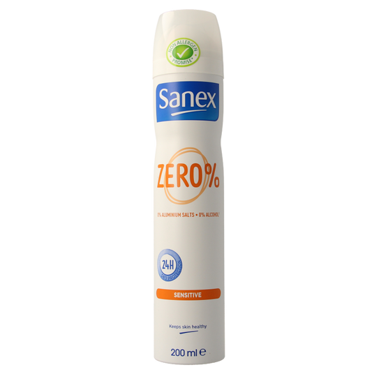 Sanex Deodorant spray zero % sensitive 200 Milliliter