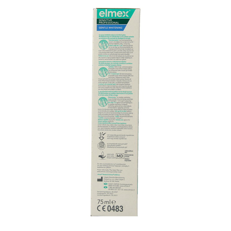 Elmex Tandpasta sensitive gentle white professional 75 Milliliter