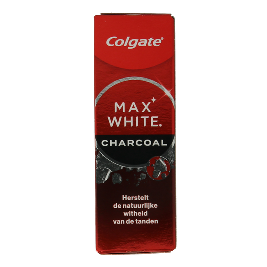 Colgate Tandpasta max white charcoal 20 Milliliter