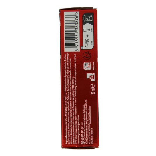 Colgate Tandpasta max white charcoal 20 Milliliter