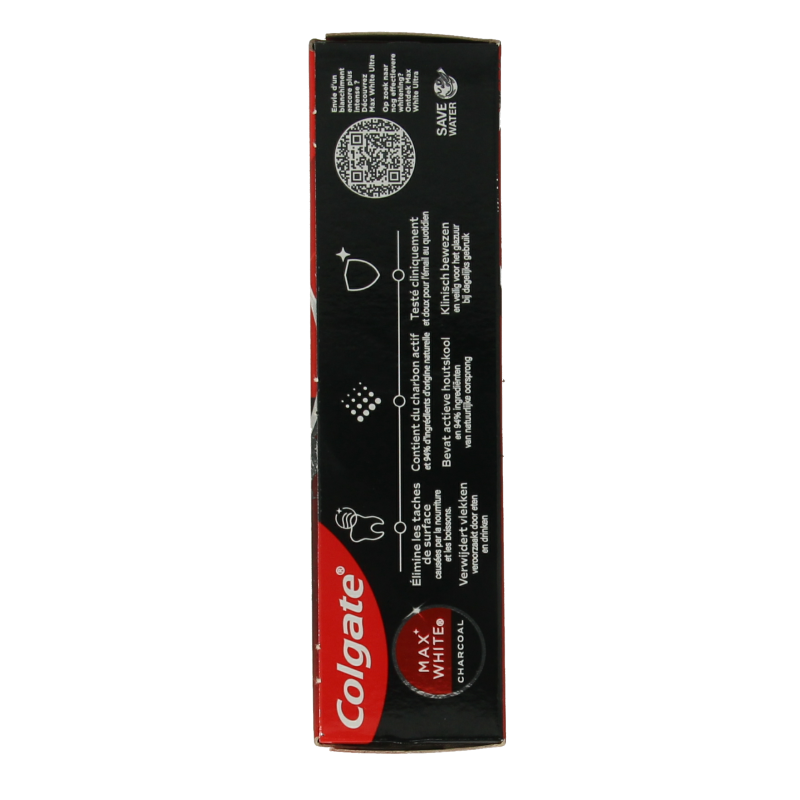 Colgate Tandpasta max white charcoal 20 Milliliter