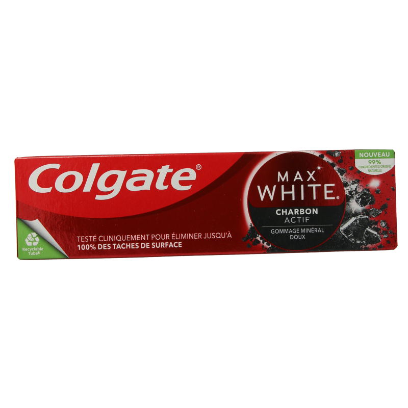 Colgate Tandpasta max white charcoal 75 Milliliter