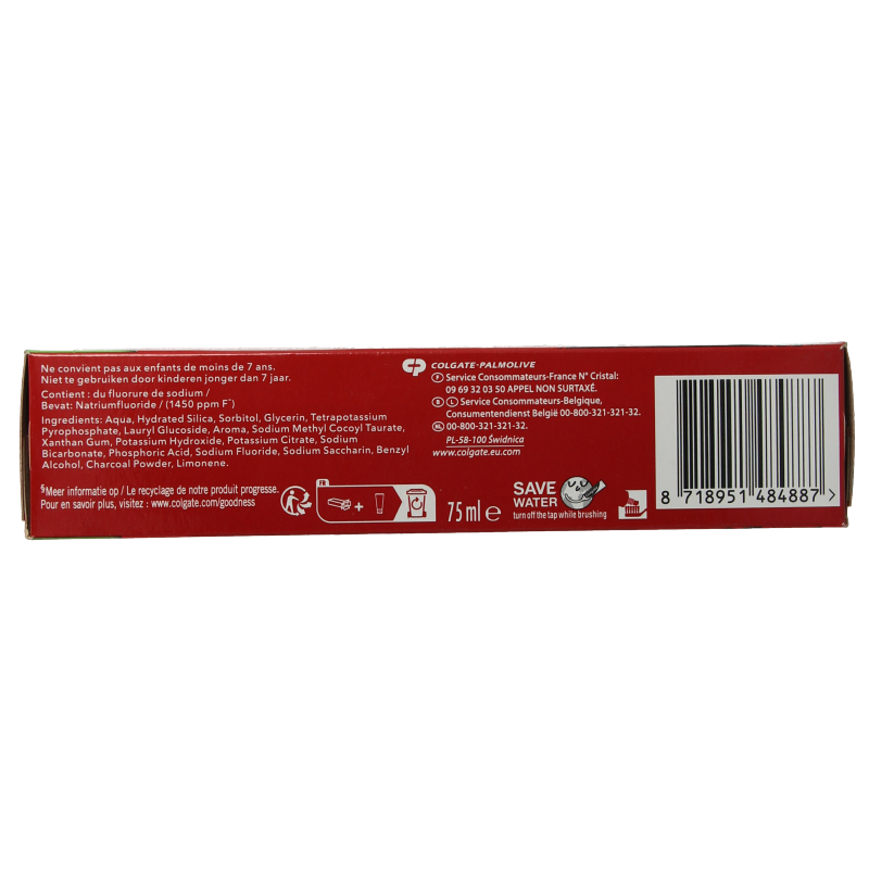 Colgate Tandpasta max white charcoal 75 Milliliter